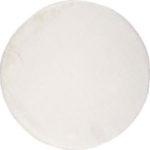 Bílý koberec Universal Fox Liso, Ø 120 cm