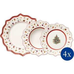 Sada 12ti porcelánových vánočních talířů Toy's Delight Villeroy&Boch