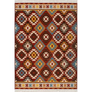 Červený koberec Universal Caucas Ethnic, 160 x 230 cm
