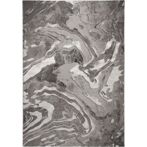 Šedý koberec Flair Rugs Marbled, 160 x 230 cm