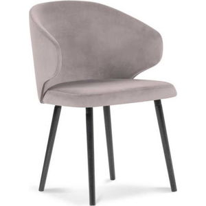 Levandulově fialová jídelní židle se sametovým potahem Windsor & Co Sofas Nemesis