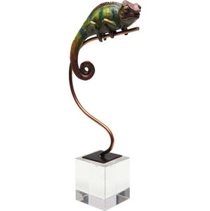 Dekorativní soška Kare Design Green Chameleon