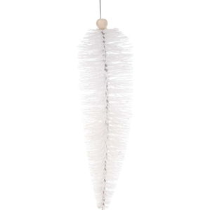 Bílá závěsná ozdoba Dakls, délka 22 cm