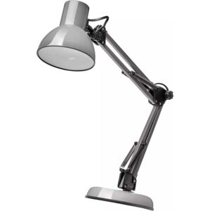 Šedá stolní lampa (výška 48 cm) Lucas – EMOS