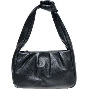 Černá kožená kabelka Carla Ferreri