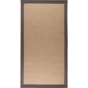 Hnědo-šedý jutový koberec Flair Rugs Herringbone, 160 x 230 cm