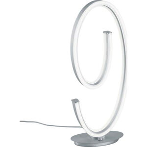 Šedá LED stolní lampa s hlasovým ovládáním/s ovládáním pomocí mobilní aplikace s kovovým stínidlem (výška 65 cm) Ciola – CINQUE