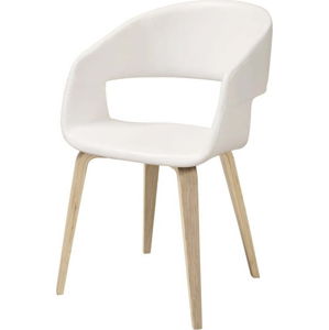 Bílá jídelní židle Interstil Nova Nature Poplar