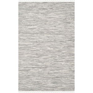 Bavlněný koberec ve stříbrné barvě Safavieh Cabrera, 243 x 152 cm