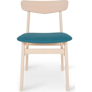 Tyrkysová/přírodní jídelní židle z bukového dřeva Mosbol – Hammel Furniture
