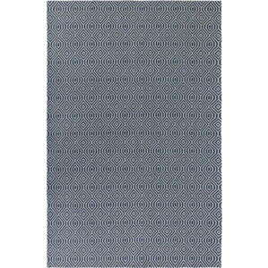 Modrý bavlněný koberec Flair Rugs Pappel, 192 x 290 cm