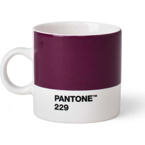 Tmavě fialový hrnek Pantone Espresso, 120 ml