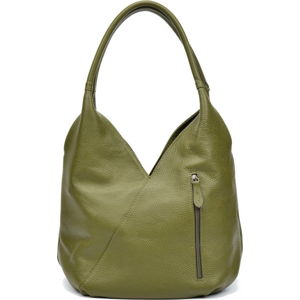 Zelená kožená kabelka Roberta M Brigida