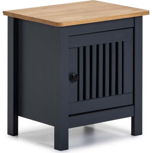 Šedý dřevěný noční stolek Marckeric Bruna