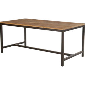 Jídelní stůl s deskou z jilmového dřeva Interstil Vintage, 180 x 45 cm