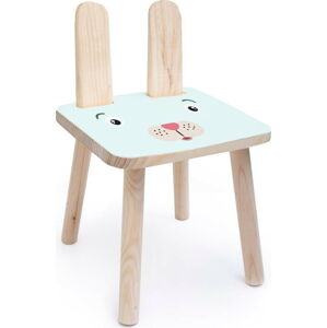 Dětská židle z masivní borovice Little Nice Things Bunny