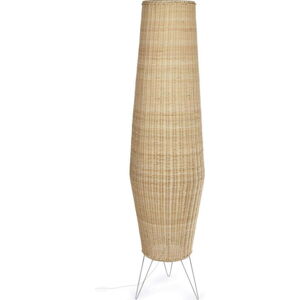 Ratanová stolní lampa v přírodní barvě s ratanovým stínidlem (výška 120 cm) Kamaria – Kave Home
