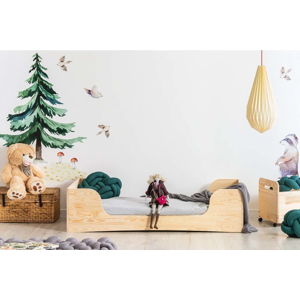 Dětská postel z borovicového dřeva Adeko Pepe Frida, 60 x 120 cm