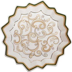 Bílý porcelánový talíř ø 23.5 cm Vassoio - Brandani