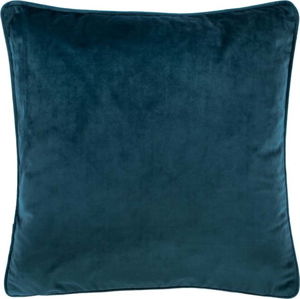 Tmavě modrý polštář Tiseco Home Studio Velvety, 45 x 45 cm