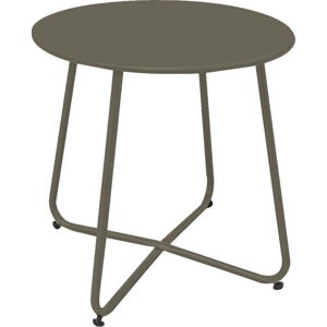 Ocelový kulatý zahradní odkládací stolek ø 45 cm Acero – LDK Garden