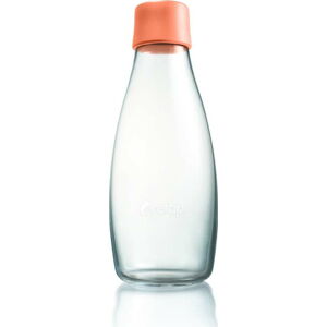 Meruňkově oranžová skleněná lahev ReTap, 500 ml