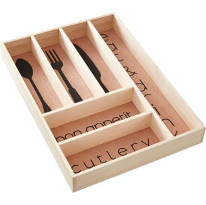Úložný box na příbory z borovicového dřeva Premier Housewares Modern