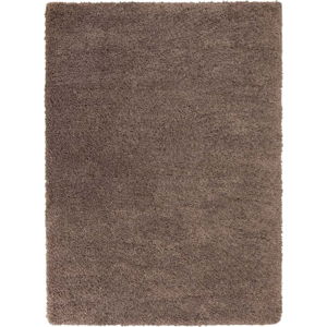 Hnědý koberec Flair Rugs Sparks, ⌀ 133 cm