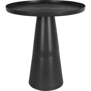 Černý kovový odkládací stolek Leitmotiv Force, výška 43 cm