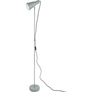 Šedozelená stojací lampa Leitmotiv Mini Cone, výška 147,5 cm