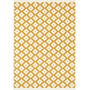 Krémovo-žlutý koberec Hanse Home Celebration Lattice, 160 x 230 cm