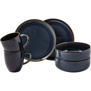 6dílná sada tmavě modrého porcelánového nádobí Villeroy & Boch Like Crafted