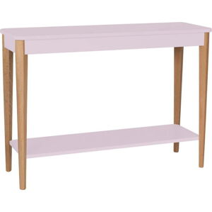 Světle růžový konzolový stolek Ragaba Ashme, šířka 105 cm