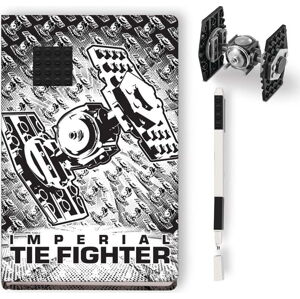 Sada zápisníku, pera a stavebnice LEGO® Star Wars Tie Fighter