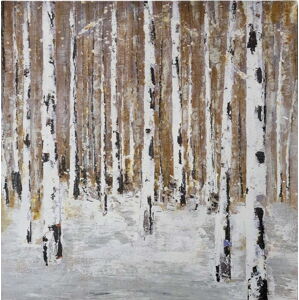 Obraz 70x70 cm Birch Wood – Wallity