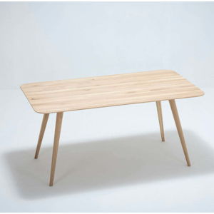 Jídelní stůl z dubového dřeva Gazzda Stafa, 160 x 90 cm