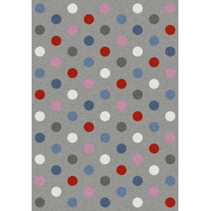 Šedý koberec Universal Norge Dots, 80 x 150 cm