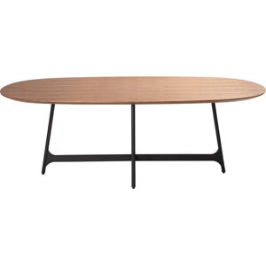 Jídelní stůl s deskou v dekoru ořechového dřeva 110x220 cm Ooid – DAN-FORM Denmark