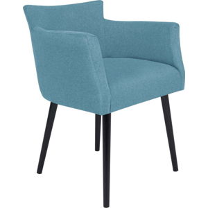 Světle modrá židle s područkami Windsor & Co Sofas Gemini
