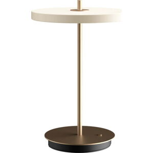Bílá LED stmívatelná stolní lampa s kovovým stínidlem (výška 31 cm) Asteria Move – UMAGE