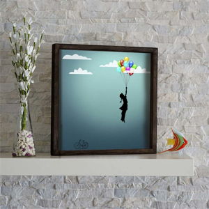 Nástěnný obraz Baloons, 34 x 34 cm