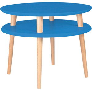 Modrý konferenční stolek Ragaba Ufo, ⌀ 57 cm