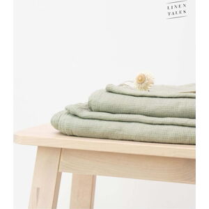 Zelený lněný ručník 30x30 cm - Linen Tales