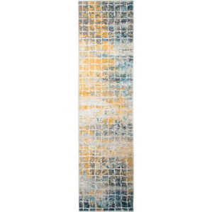 Modro-žlutý koberec Flair Rugs Urban, 60 x 220 cm