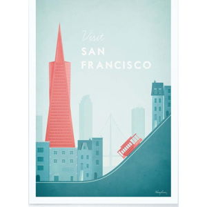 Plakát Travelposter San Francisco, 30 x 40 cm