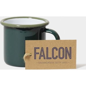 Tmavě zelený smaltovaný šálek na espresso Falcon Enamelware, 160 ml