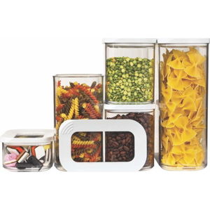 Set 5 úložných boxů na potraviny Rosti Mepal Modula Starter