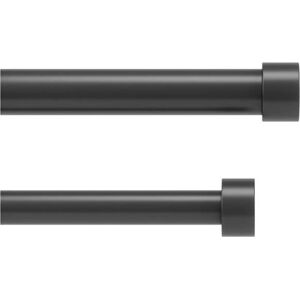 Ocelová roztažitelná dvojitá garnýž 91 - 168 cm Cappa – Umbra