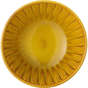 Žlutá miska z kameniny Bloomingville Cala, ø 15,5 cm