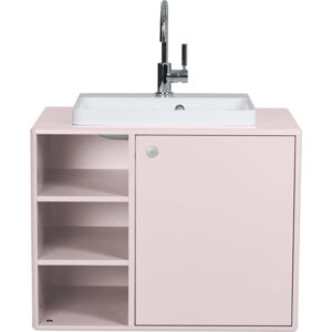 Růžová skříňka s umyvadlem bez baterie 80x62 cm Color Bath - Tom Tailor for Tenzo